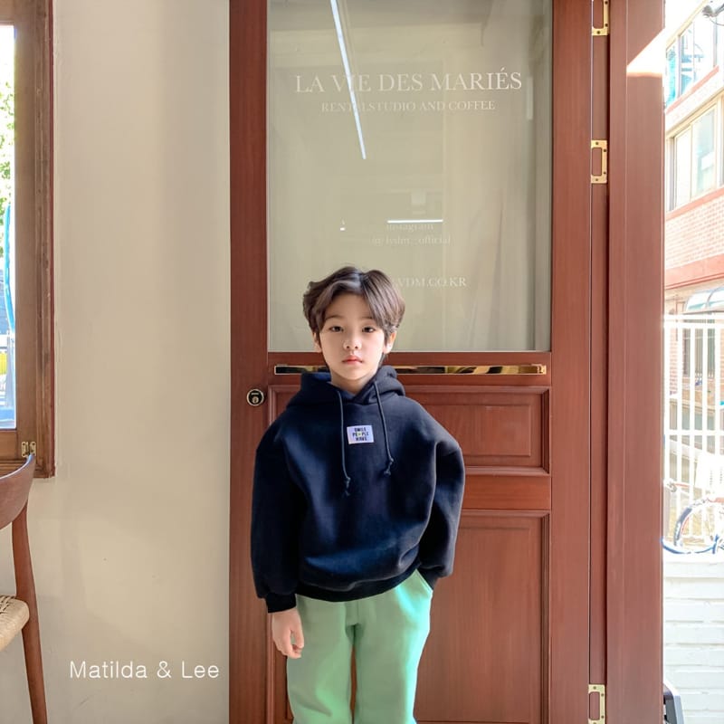 MATILDA & LEE - Korean Children Fashion - #Kfashion4kids - Label Patch Hoody - 7
