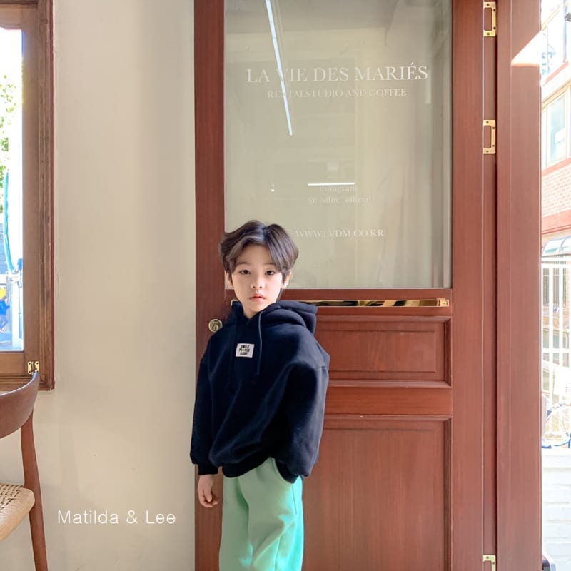 MATILDA & LEE - Korean Children Fashion - #Kfashion4kids - Label Patch Hoody - 9
