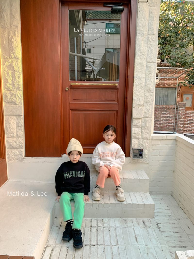 MATILDA & LEE - Korean Children Fashion - #Kfashion4kids - Michigan Half Turtleneck Sweatshirt - 12