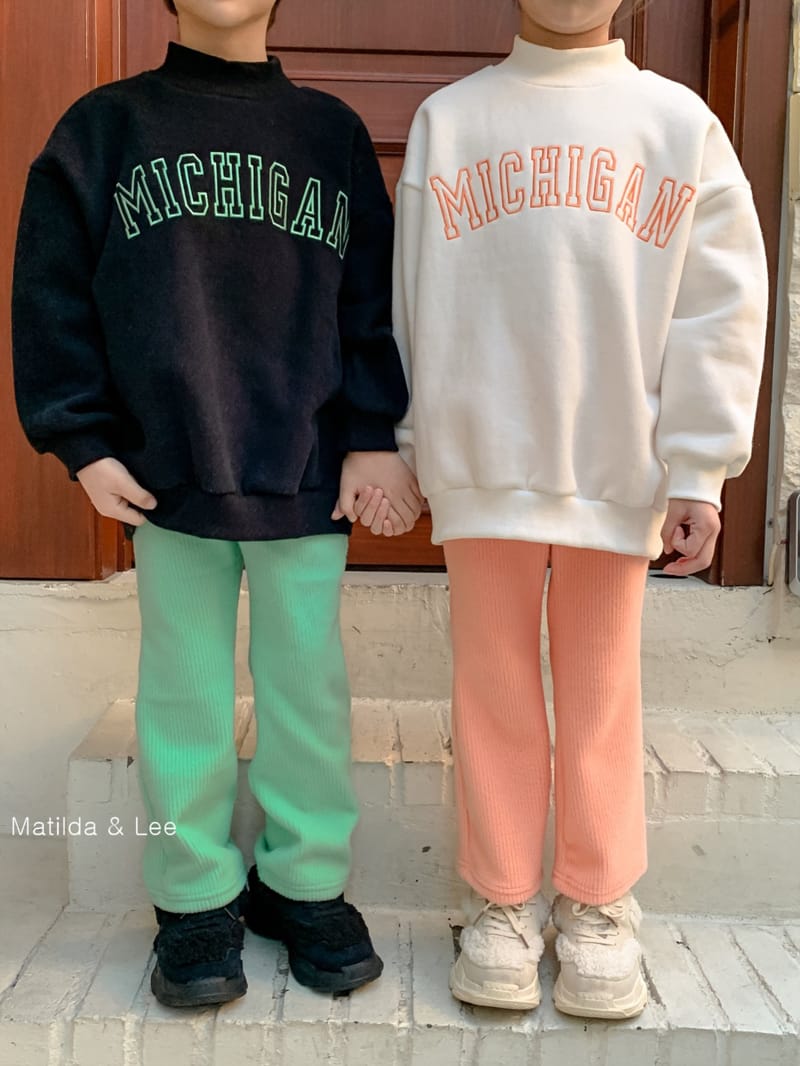 MATILDA & LEE - Korean Children Fashion - #Kfashion4kids - Michigan Half Turtleneck Sweatshirt - 9