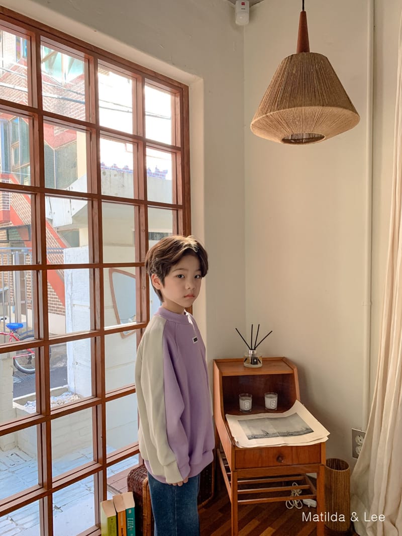 MATILDA & LEE - Korean Children Fashion - #Kfashion4kids - Label Color Sweatshirt - 11