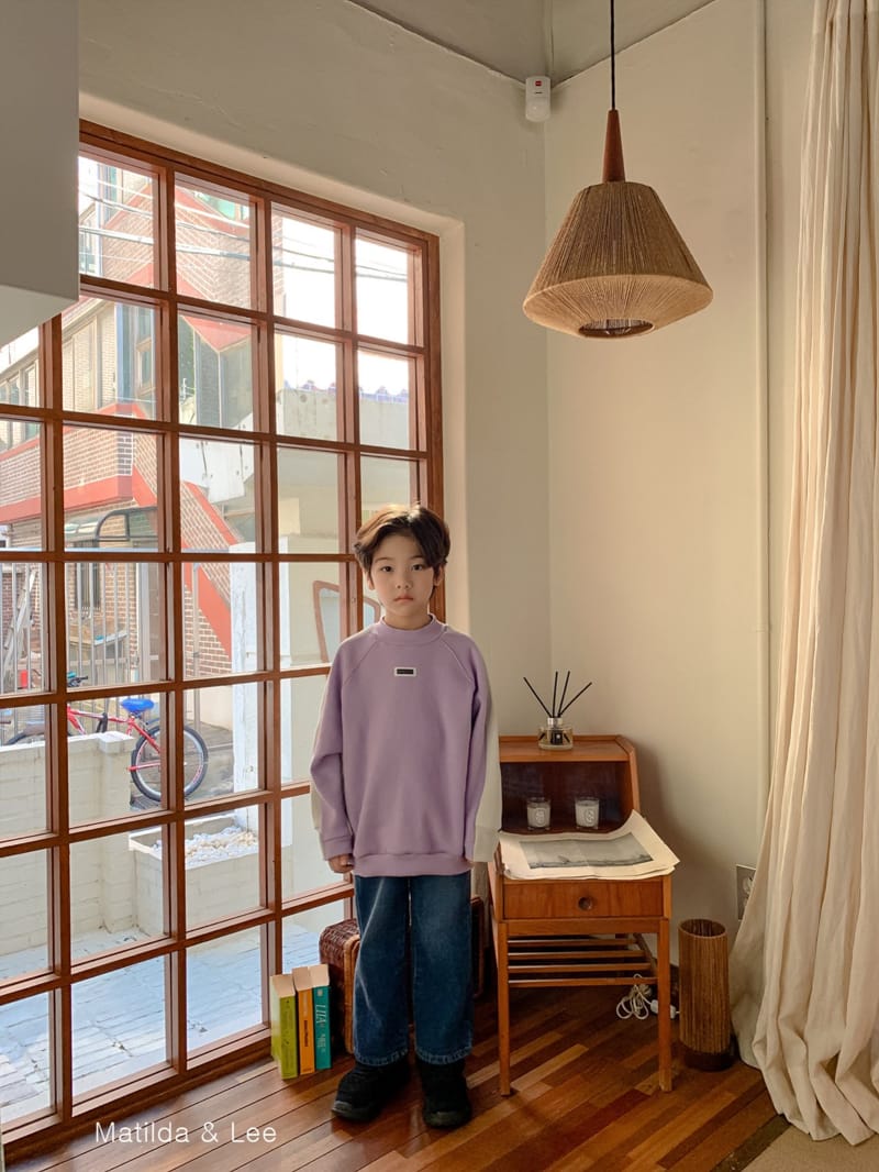 MATILDA & LEE - Korean Children Fashion - #Kfashion4kids - Label Color Sweatshirt - 3