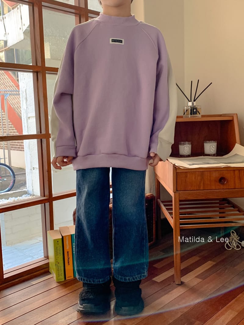MATILDA & LEE - Korean Children Fashion - #Kfashion4kids - Label Color Sweatshirt - 9