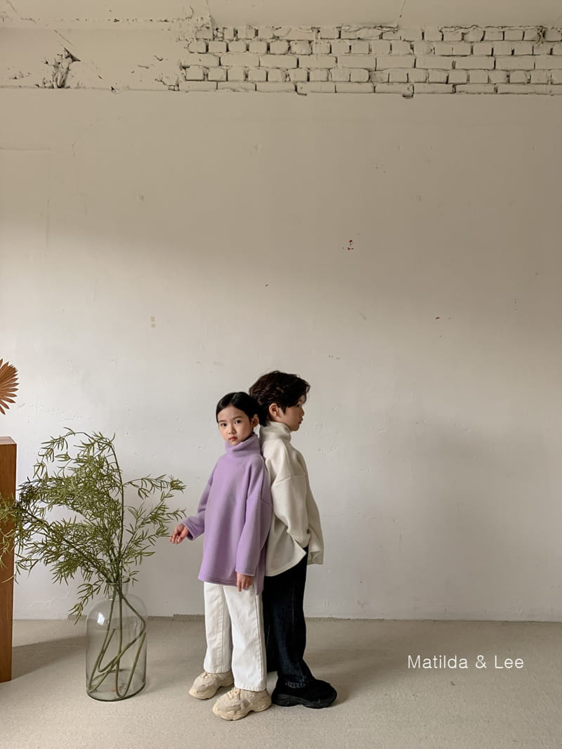 MATILDA & LEE - Korean Children Fashion - #Kfashion4kids - Color Turtleneck Tee