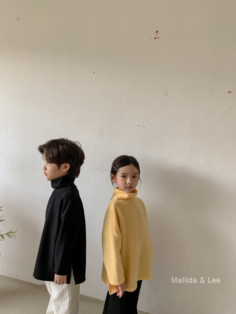 MATILDA & LEE - Korean Children Fashion - #Kfashion4kids - Color Turtleneck Tee - 12