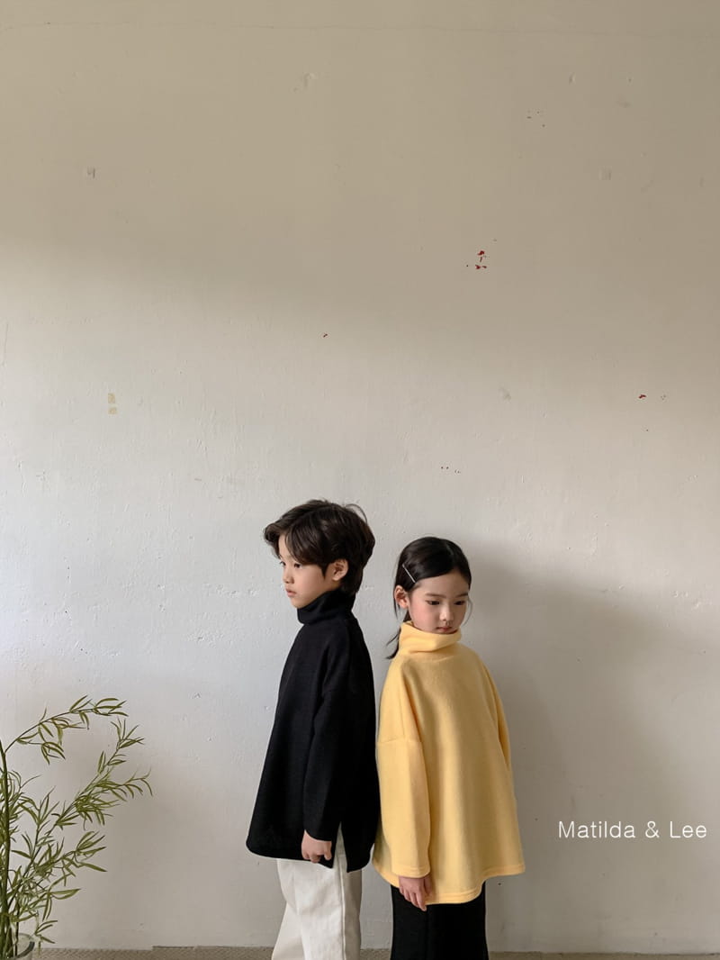 MATILDA & LEE - Korean Children Fashion - #Kfashion4kids - Color Turtleneck Tee - 6