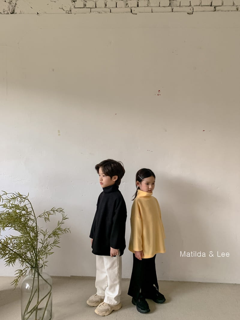 MATILDA & LEE - Korean Children Fashion - #Kfashion4kids - Color Turtleneck Tee - 8