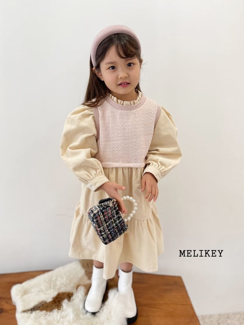 MELIKEY - Korean Children Fashion - #Kfashion4kids - Rib Color One-piece