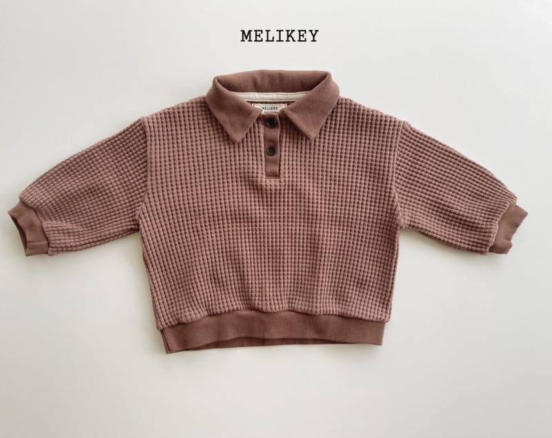 MELIKEY - Korean Children Fashion - #Kfashion4kids - Big Waffle Collar Sweatshirt - 10