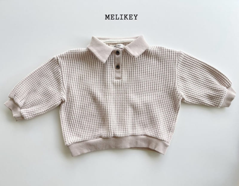 MELIKEY - Korean Children Fashion - #Kfashion4kids - Big Waffle Collar Sweatshirt - 11