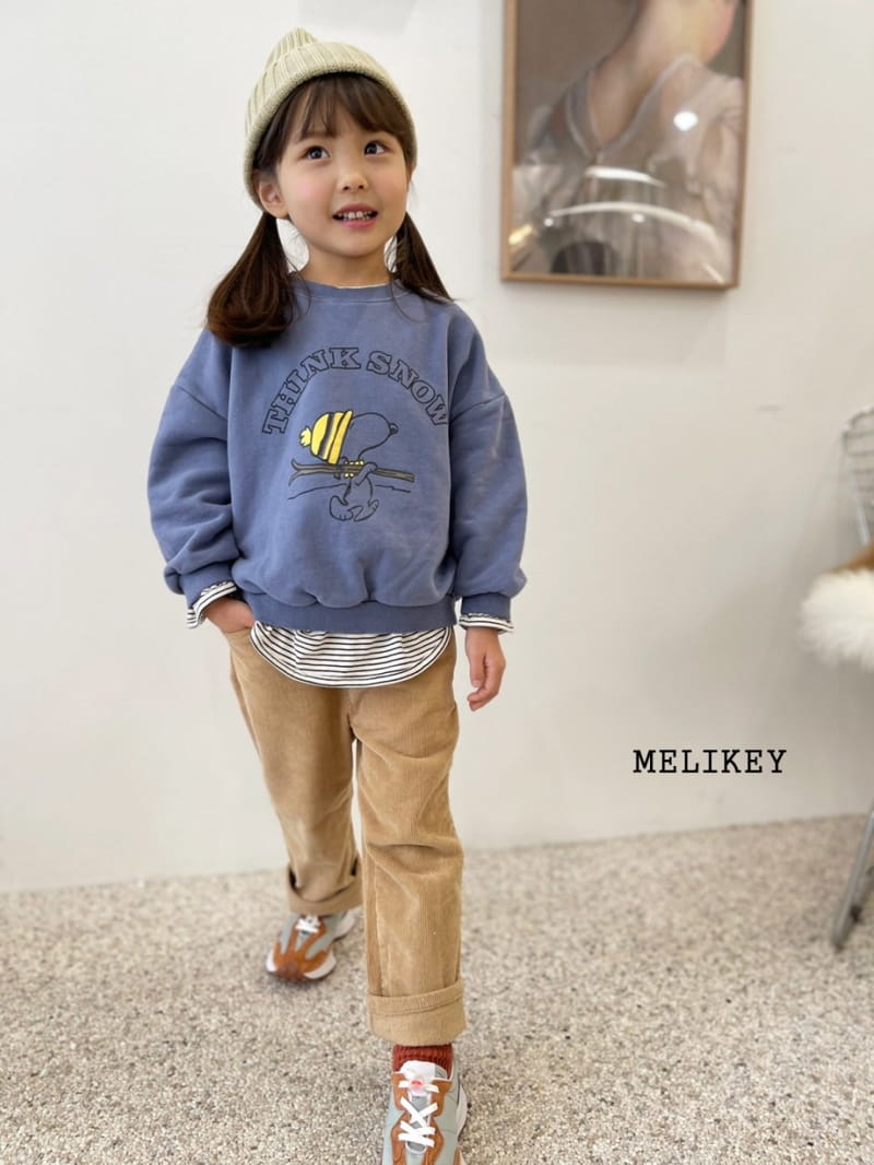 MELIKEY - Korean Children Fashion - #Kfashion4kids - Roll up Fleece Pants - 2