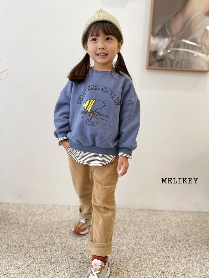 MELIKEY - Korean Children Fashion - #Kfashion4kids - Roll up Fleece Pants - 3