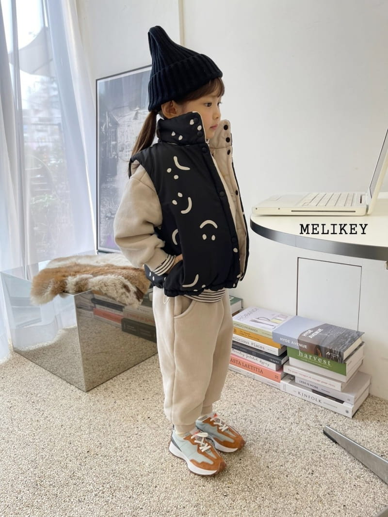 MELIKEY - Korean Children Fashion - #Kfashion4kids - Smile Padding Vest - 3