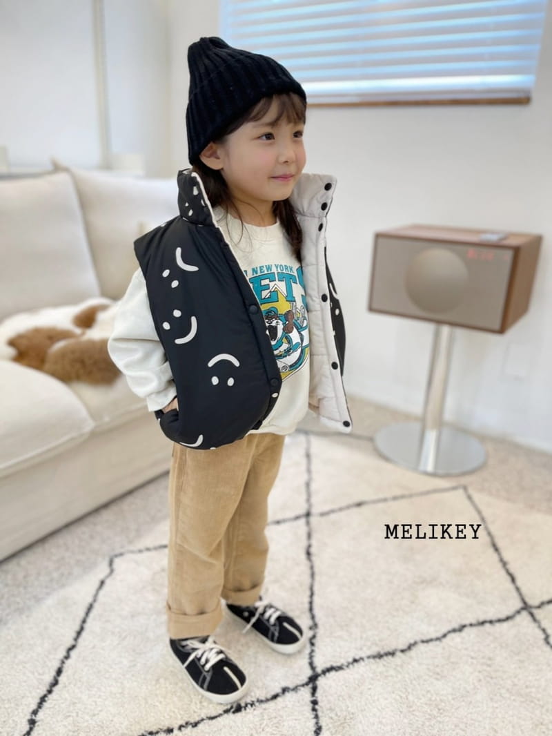 MELIKEY - Korean Children Fashion - #Kfashion4kids - Smile Padding Vest - 6