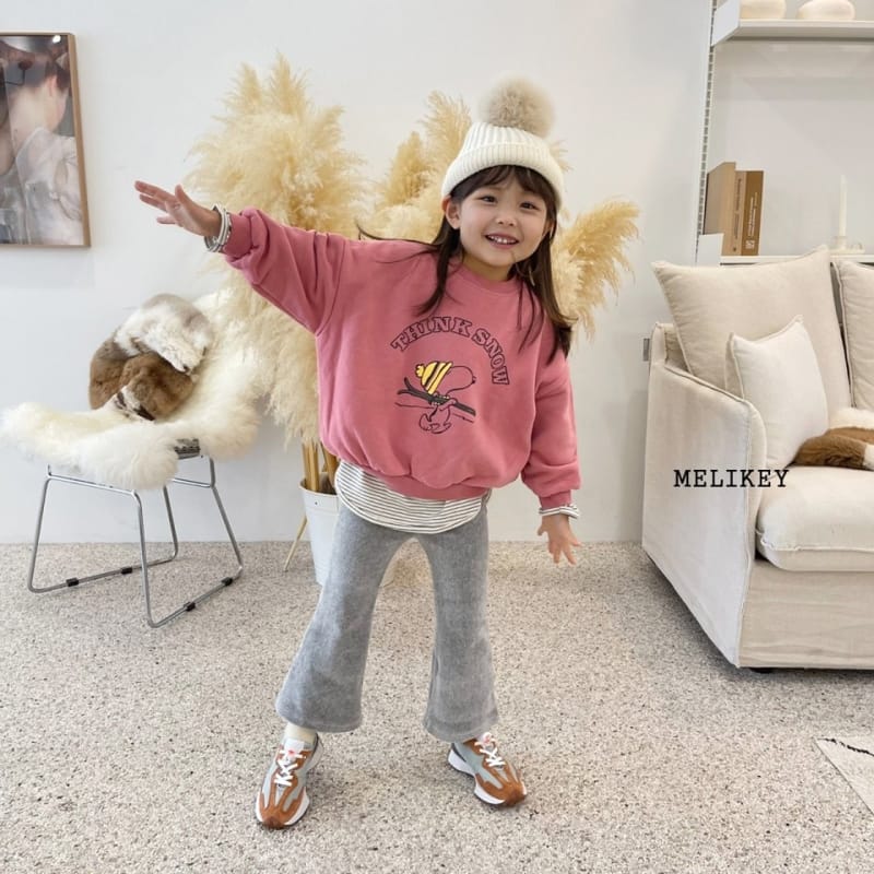 MELIKEY - Korean Children Fashion - #Kfashion4kids - Veloure Bootscut Leggings