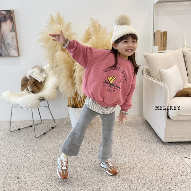 MELIKEY - Korean Children Fashion - #Kfashion4kids - Veloure Bootscut Leggings - 2