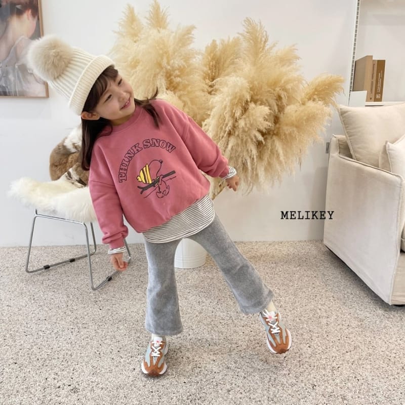 MELIKEY - Korean Children Fashion - #Kfashion4kids - Veloure Bootscut Leggings - 3