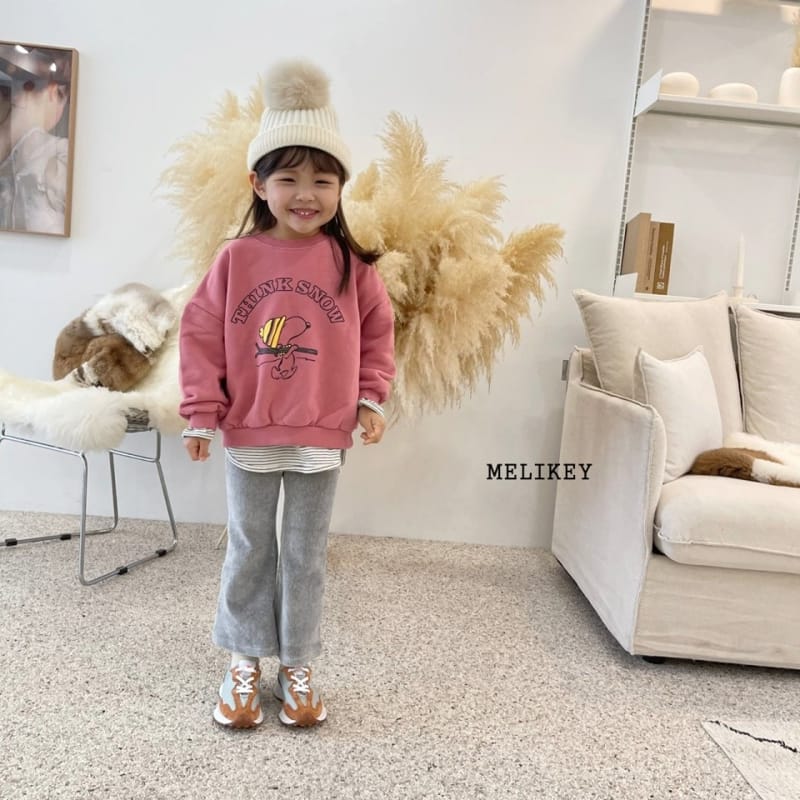 MELIKEY - Korean Children Fashion - #Kfashion4kids - Veloure Bootscut Leggings - 4