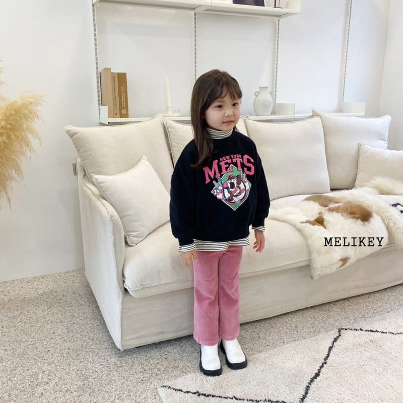MELIKEY - Korean Children Fashion - #Kfashion4kids - Veloure Bootscut Leggings - 8