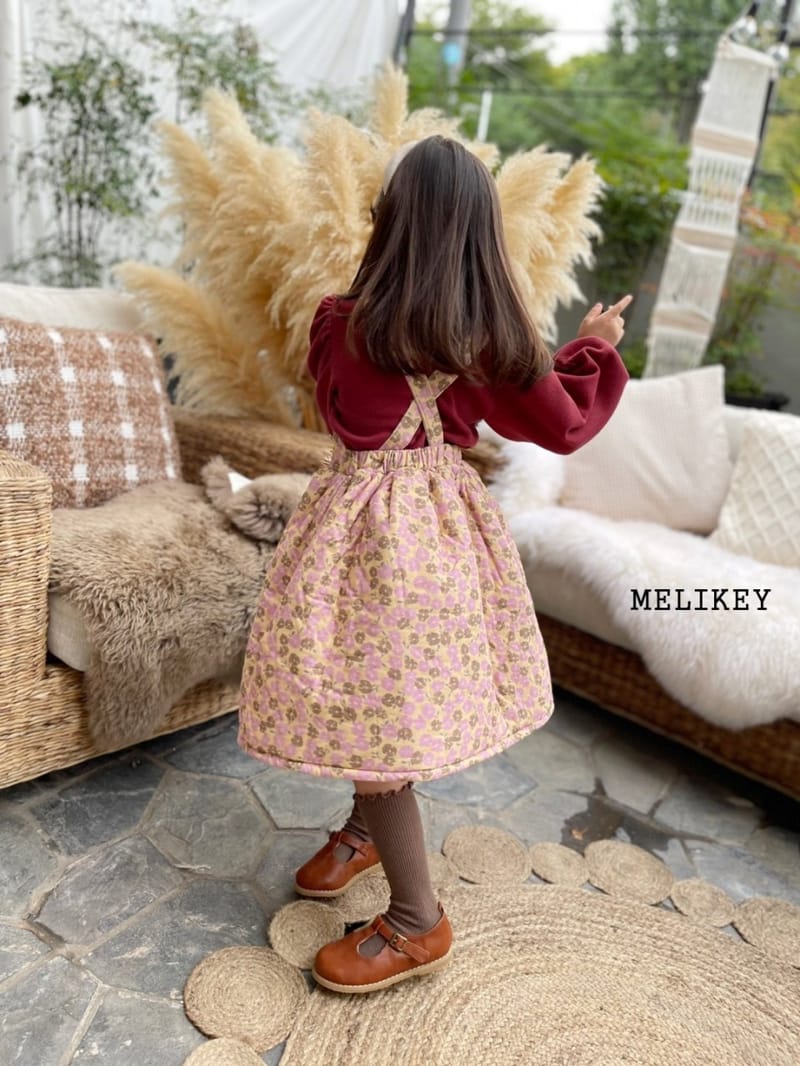 MELIKEY - Korean Children Fashion - #Kfashion4kids - Flower Bonding Dungarees One-piece - 11