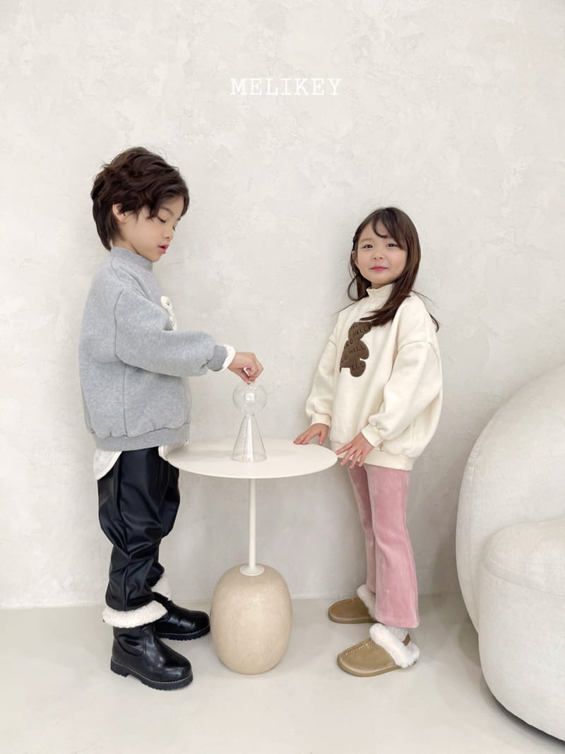 MELIKEY - Korean Children Fashion - #Kfashion4kids - Chic Leather Jogger Pants - 10