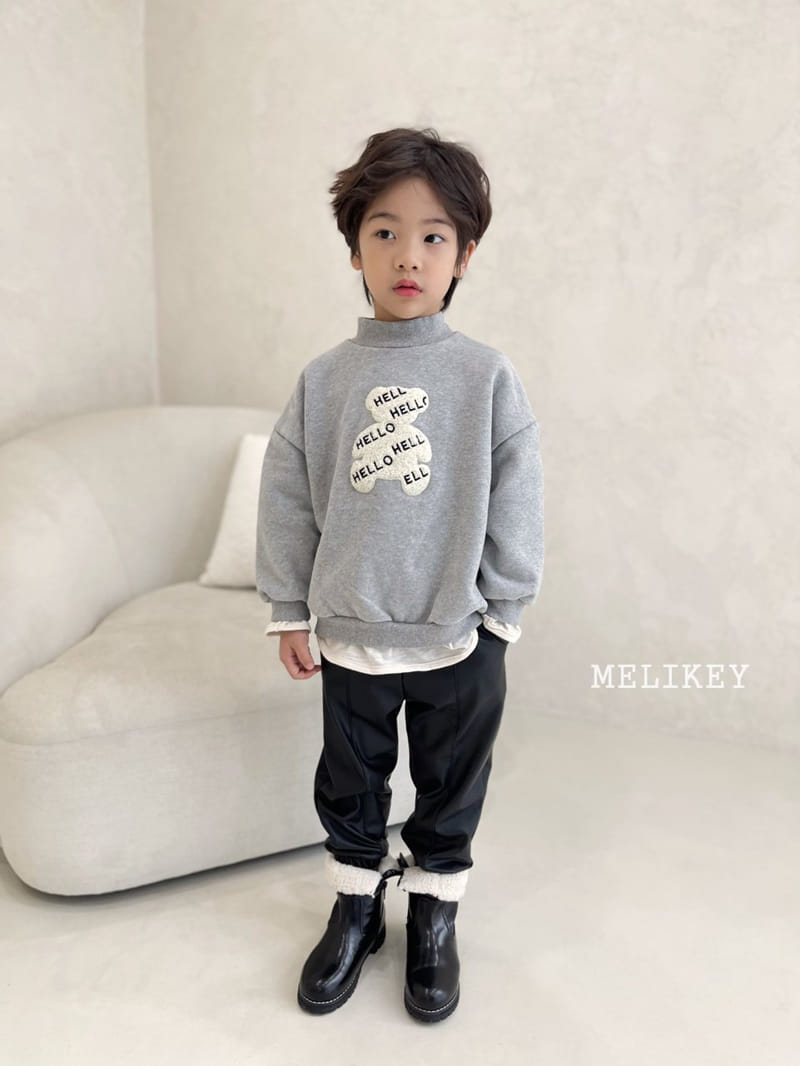 MELIKEY - Korean Children Fashion - #Kfashion4kids - Chic Leather Jogger Pants - 7
