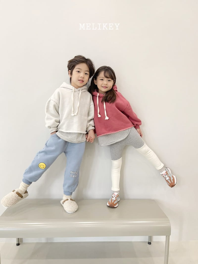 MELIKEY - Korean Children Fashion - #Kfashion4kids - Half Half Color Leggings - 9