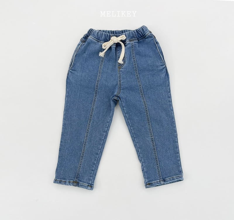 MELIKEY - Korean Children Fashion - #Kfashion4kids - Slit Bonding Jeans