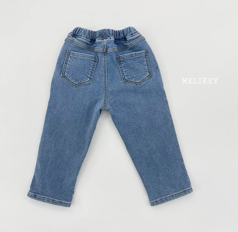 MELIKEY - Korean Children Fashion - #Kfashion4kids - Slit Bonding Jeans - 2