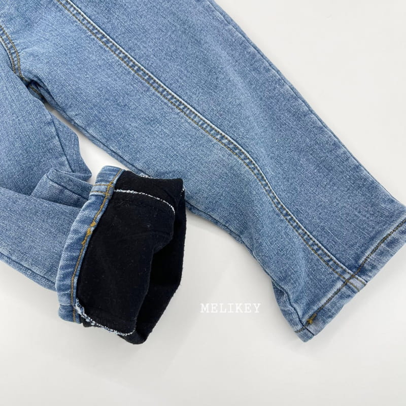 MELIKEY - Korean Children Fashion - #Kfashion4kids - Slit Bonding Jeans - 3