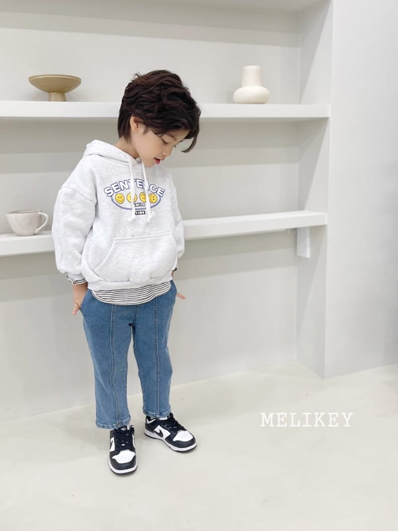 MELIKEY - Korean Children Fashion - #Kfashion4kids - Slit Bonding Jeans - 5