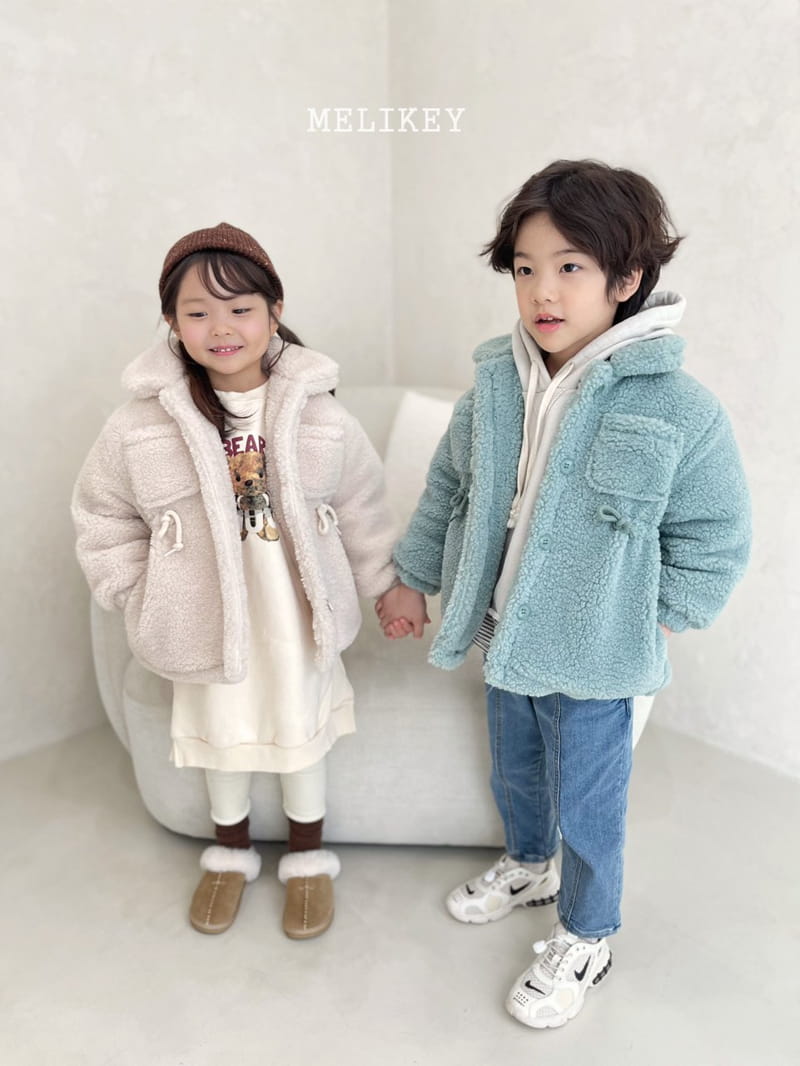 MELIKEY - Korean Children Fashion - #Kfashion4kids - Boodle Fluffy Jacket - 12