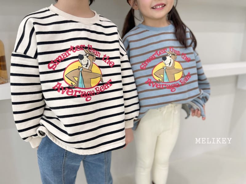 MELIKEY - Korean Children Fashion - #Kfashion4kids - Bear Stripes Sweatshirt - 11