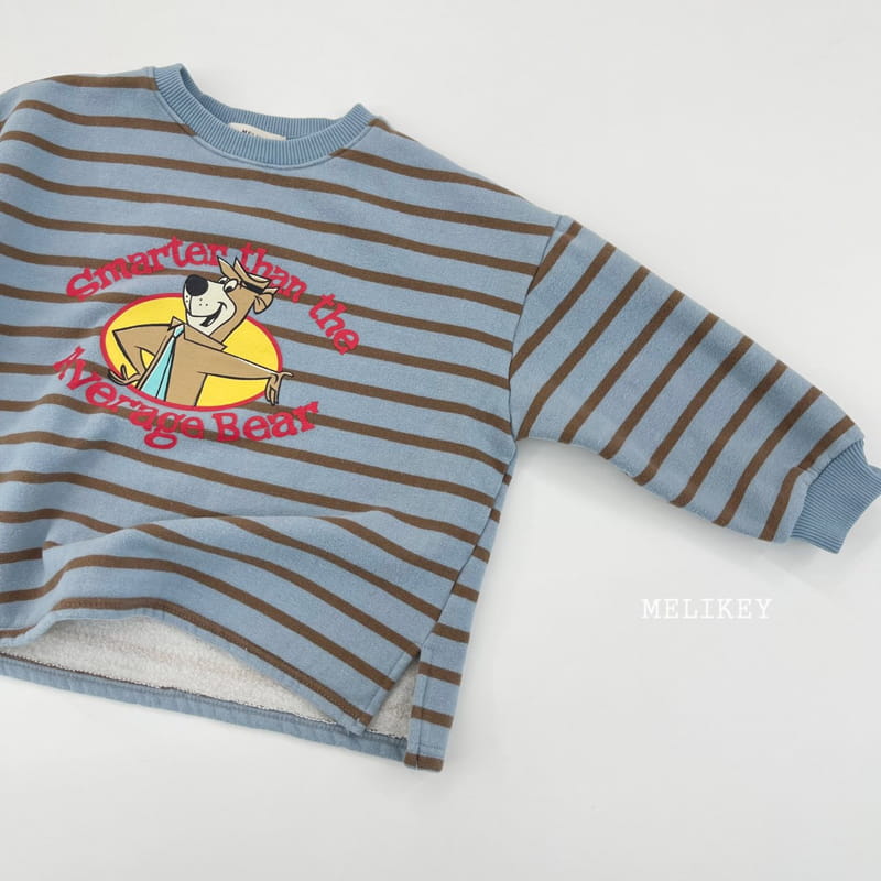MELIKEY - Korean Children Fashion - #Kfashion4kids - Bear Stripes Sweatshirt - 5