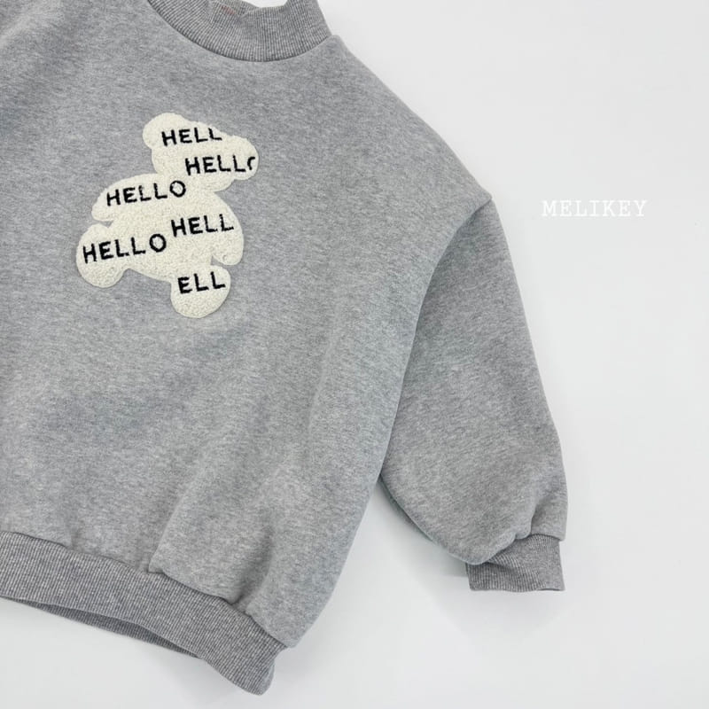 MELIKEY - Korean Children Fashion - #Kfashion4kids - Hellow Bear Sweatshirt