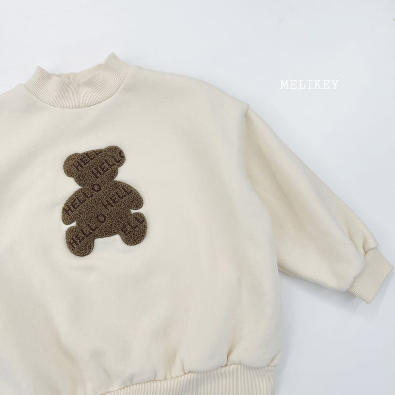 MELIKEY - Korean Children Fashion - #Kfashion4kids - Hellow Bear Sweatshirt - 3