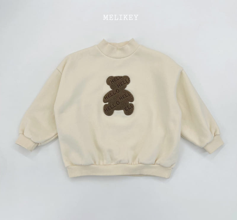 MELIKEY - Korean Children Fashion - #Kfashion4kids - Hellow Bear Sweatshirt - 4