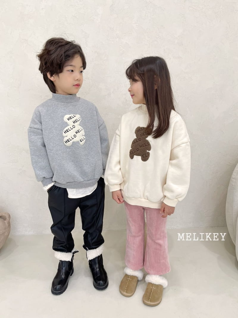 MELIKEY - Korean Children Fashion - #Kfashion4kids - Hellow Bear Sweatshirt - 5