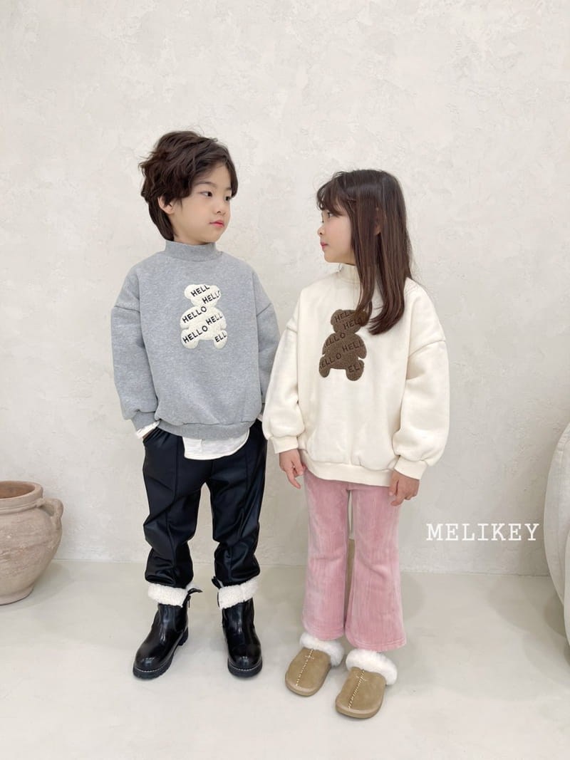 MELIKEY - Korean Children Fashion - #Kfashion4kids - Hellow Bear Sweatshirt - 6