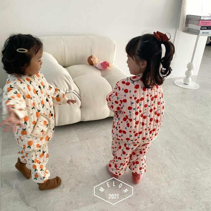 MELON SWITCH - Korean Children Fashion - #Kfashion4kids - Ggal Ggal Top Bottom Set - 4