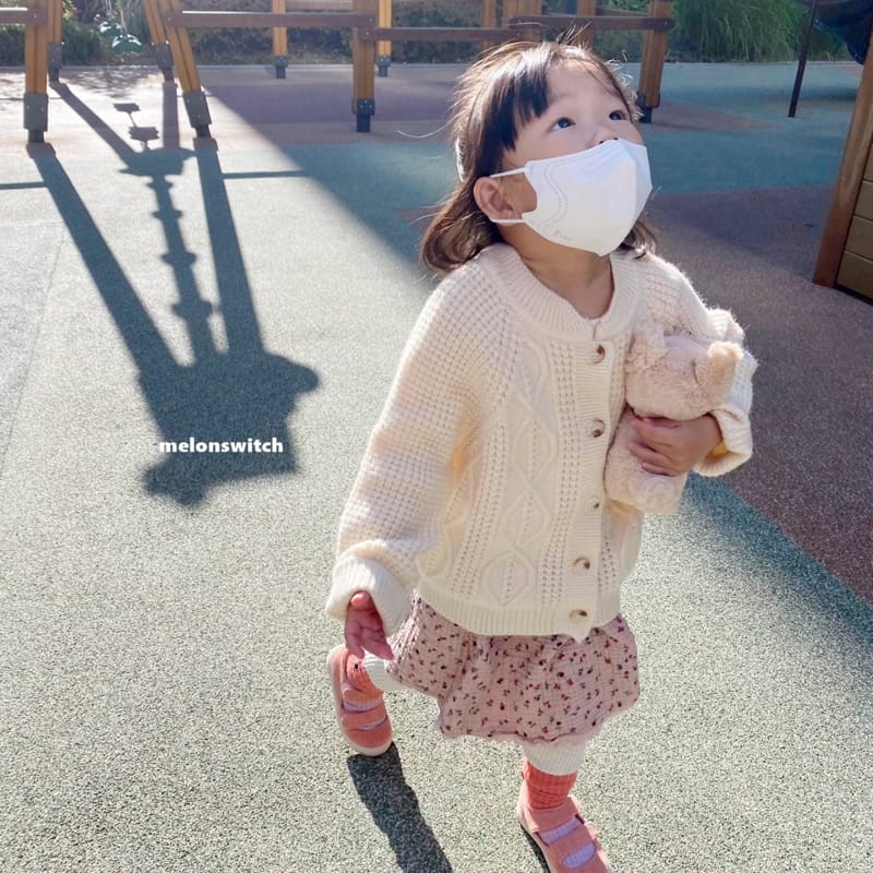 MELON SWITCH - Korean Children Fashion - #Kfashion4kids - Honey Twist Cardigan