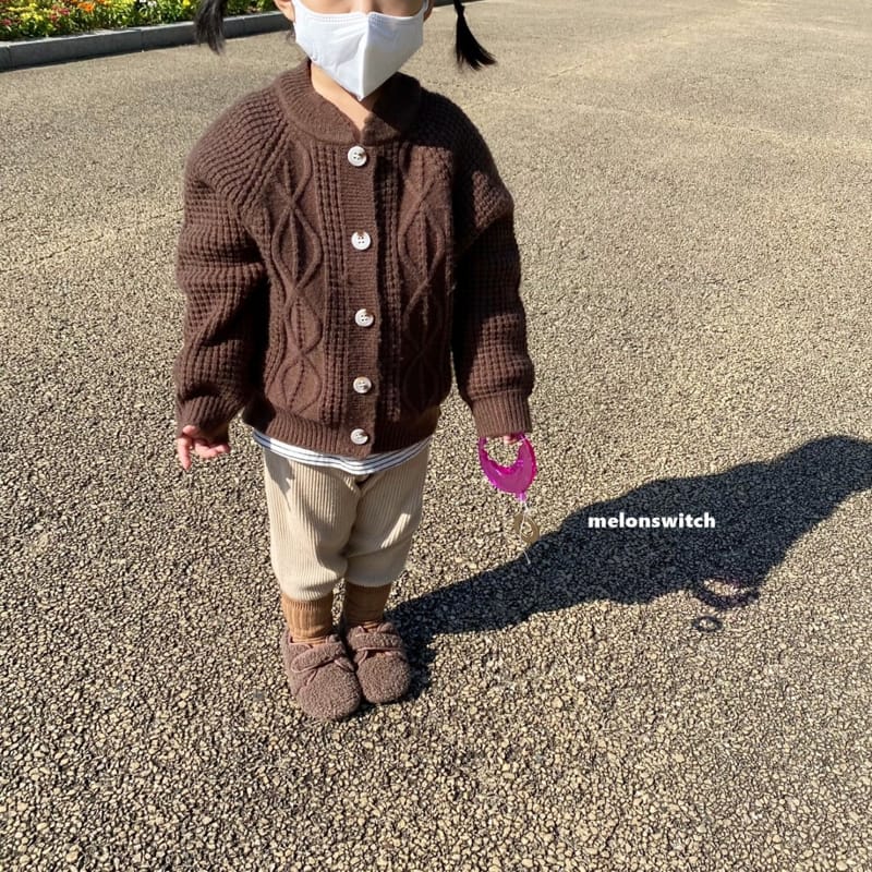 MELON SWITCH - Korean Children Fashion - #Kfashion4kids - Honey Twist Cardigan - 12