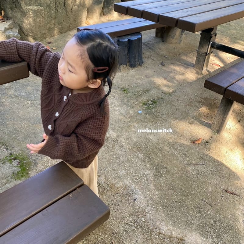 MELON SWITCH - Korean Children Fashion - #Kfashion4kids - Honey Twist Cardigan - 9