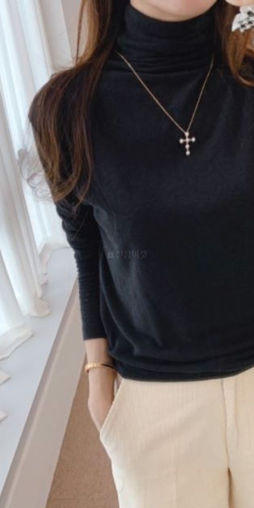 MERRY J - Korean Children Fashion - #Kfashion4kids - Soft Turtleneck Tee