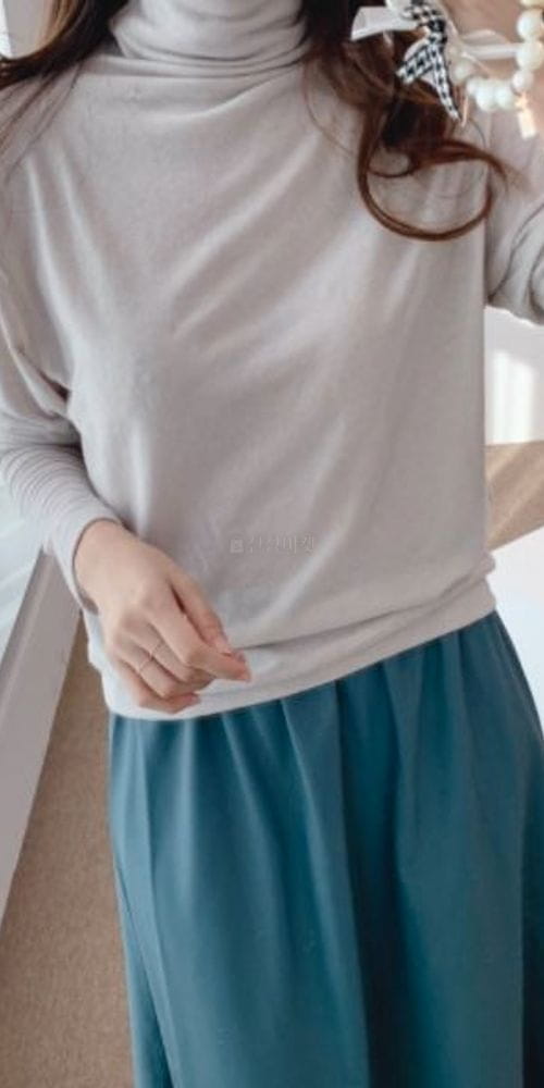 MERRY J - Korean Children Fashion - #Kfashion4kids - Soft Turtleneck Tee - 4