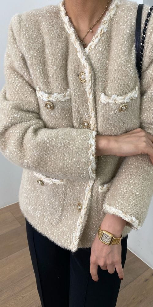 MERRY J - Korean Children Fashion - #Kfashion4kids - Cozy Twid Jacket