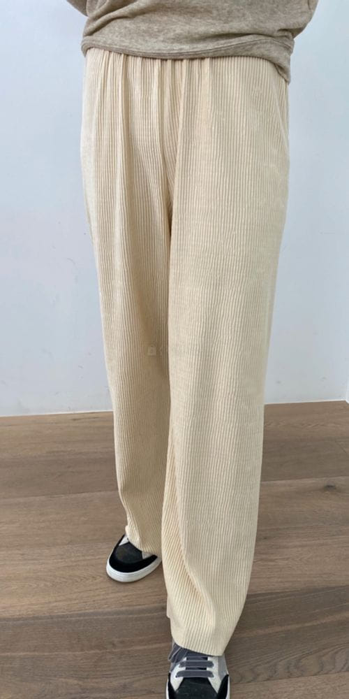 MERRY J - Korean Children Fashion - #Kfashion4kids - Veloure Pleats Pants - 3
