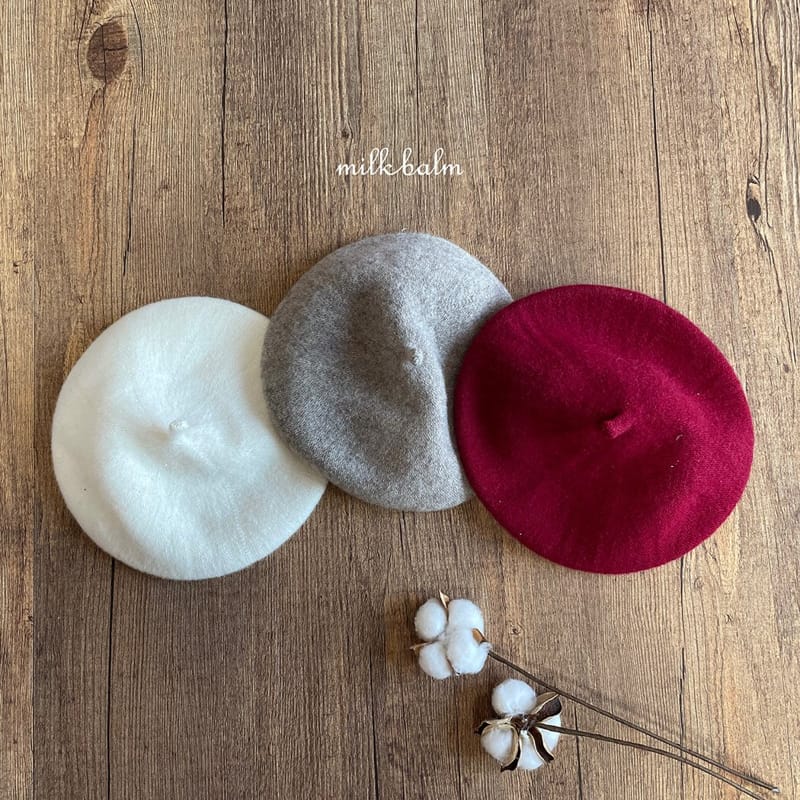 MILK BALM - Korean Children Fashion - #Kfashion4kids - Soft Beret Hat