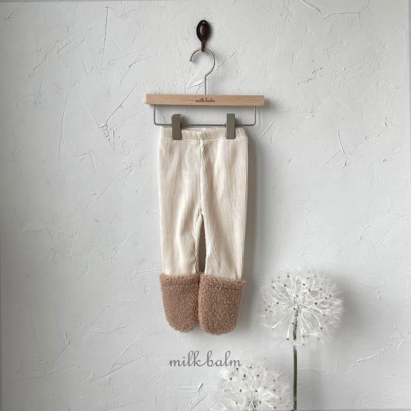 MILK BALM - Korean Children Fashion - #Kfashion4kids - Lamp Foot Leggings