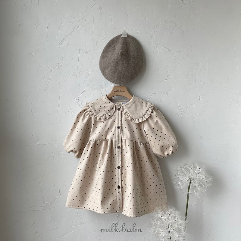 MILK BALM - Korean Children Fashion - #Kfashion4kids - Anne Frill One-piece